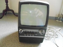 kleine zwart wit tv draagbaar