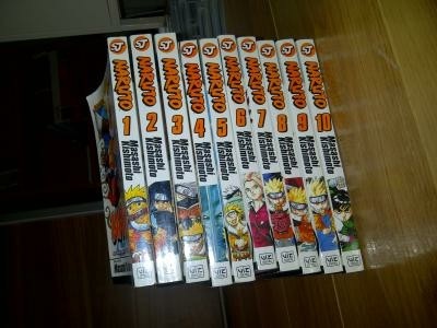 Naruto manga Deel 1 tot 10