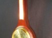 Klass. Banjo Baro-/hygro-/ thermometer,noten,nst,53.5 cm h
