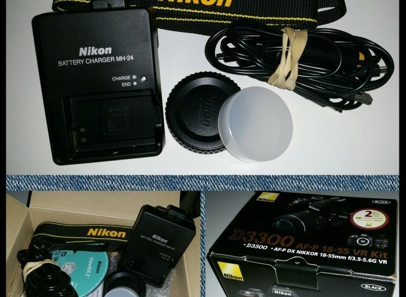 Nikon D3300 24.2mp! Als nieuw! Incl toebehoren!