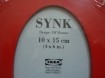 Te koop twee nieuwe fotolijsten uit de Synk-reeks van Ikea.