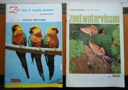 Twee boeken "Zo leer je vissen / vogels kennen" van Rizla.