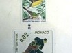 Ansichtkaart Monaco met 6 ongestempelde thema postzegels,gs…