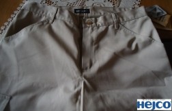 Te koop nieuwe beige broek voor heren van Hejco (maat: 44).