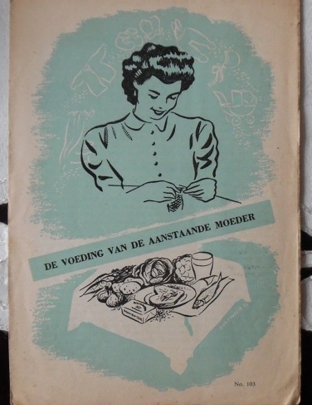 Oude folder- De voeding van de aanstaande moeder