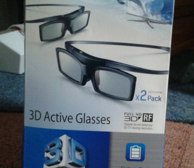 te koop 2:orinele actiefe 3d brillen van samsung