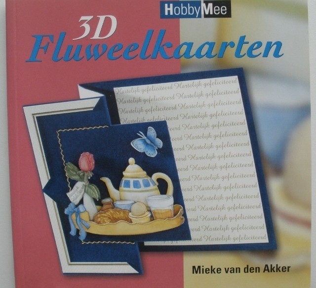 Boekje - 3D fluweelkaarten