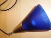 Te koop een hanglampje met een blauwe glazen kap van Massiv…
