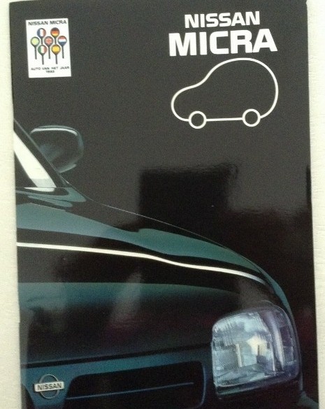 Folder/brochure Nissan Micra - 1993