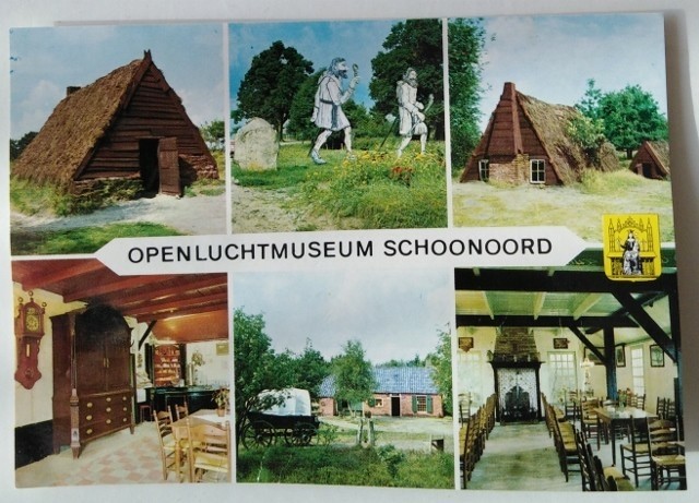 Ansichtkaart Openluchtmuseum Schoonoord - 1985