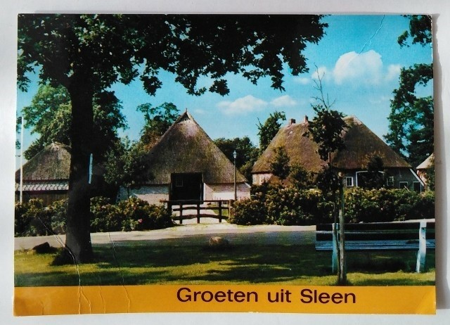 Ansichtkaart - Groeten uit Sleen - 1985