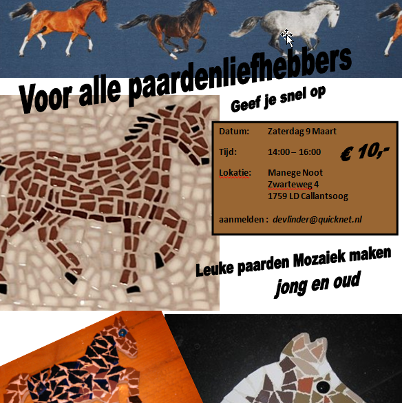 paarden mozaiek