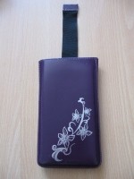 Telefoonhoesje Valenta pocket lily violet
