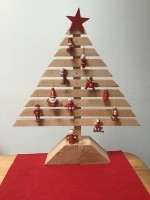 Kerstboom van hout