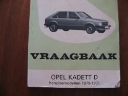  Vraagbaak van de Opel Kadett D