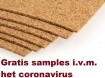 Gratis samples i.v.m. Coronavirus