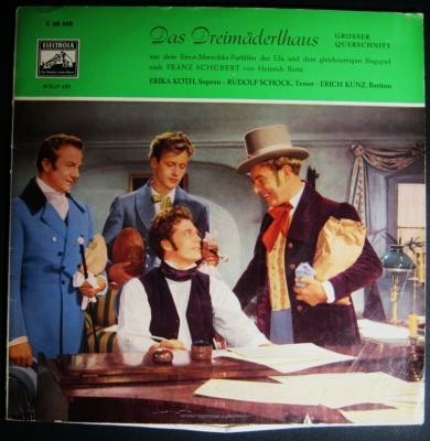 LP operette "das Dreimäderlhaus",1958,elektrola 60588,zgst