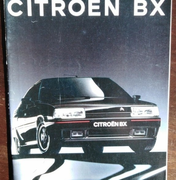 Folder/brochure - CITROËN BX -1991