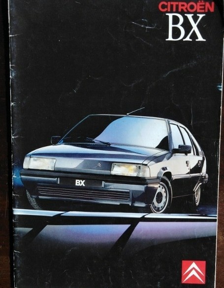 Folder/brochure - CITROËN BX -1989