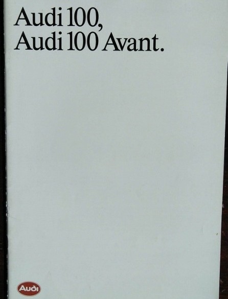 Folder/brochure - Audi 100, Audi 100 Avant -1989