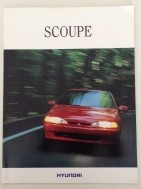 Folder/brochure - Hyundai Scoupe