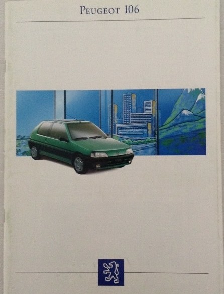 Folder/brochure - Peugeot 106 -1993