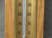 Klass.Banjo Baro-/hygro-/ thermometer,eiken,nst.,55 cm,zgan