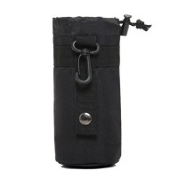Outdoor Sports Waist Bag Water Cup Bag Kettle Bag(Black)