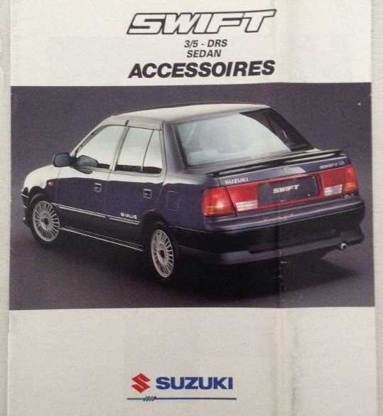 Folder - SUZUKI Swift Accessoires - 1990