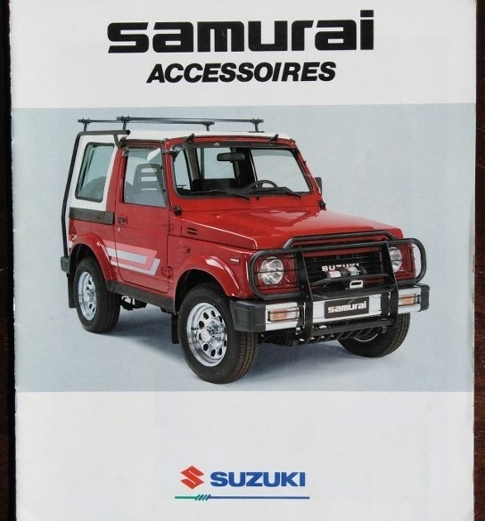 Folder - SUZUKI Samurai accessoires - 1990