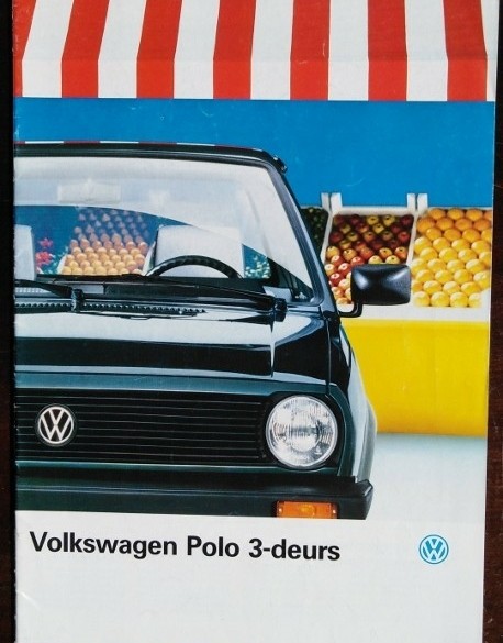 Folder/brochure - Volkswagen Polo 3-deurs 1987