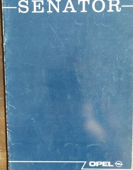 Folder/brochure - OPEL Senator 1988