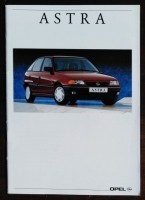 Folder/brochure - OPEL Astra 1992