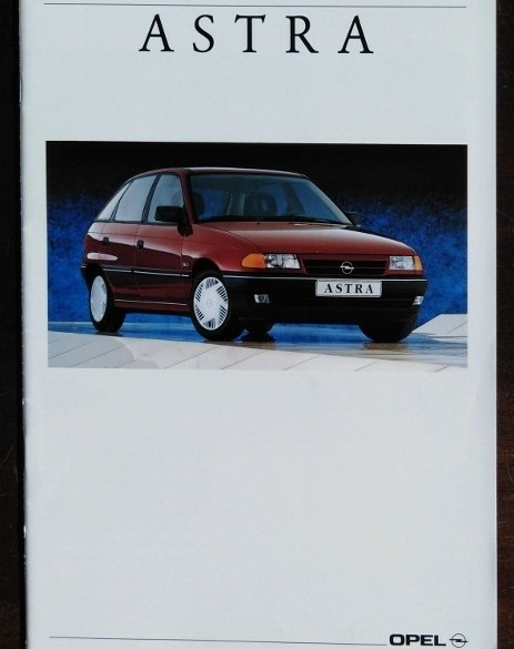 Folder/brochure - OPEL Astra 1992