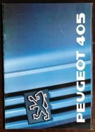 Folder/brochure - PEUGEOT 405 - 1989