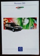 Folder - Peugeot 205 Color Line 1993
