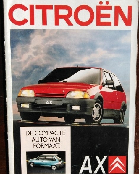 Folder/brochure - CITROËN AX -1988