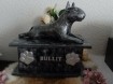 Bull Terrier beeld los of als set incl. urn te koop