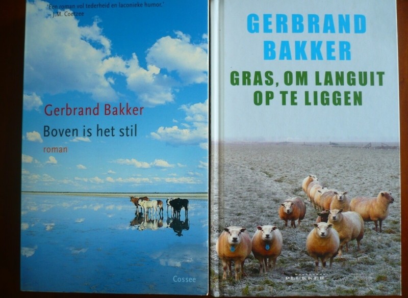 In en rond Schagen 2 boeken Gerbrand Bakker.