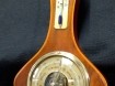 Vintage baro-/thermo,noten kl. montuur,jr, '31.5 , cm h, gs…