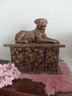 Rottweiler urn inclusief beeld