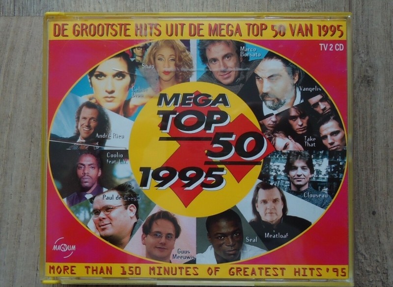 Originele 2-CD De Grootste Hits Uit De Mega Top 50 Van 1995…