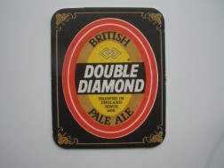 1 bierviltje Double Diamond