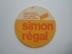 1 bierviltje Simon Regal