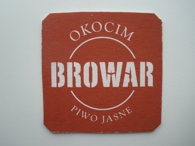 1 bierviltje Okocim Browar