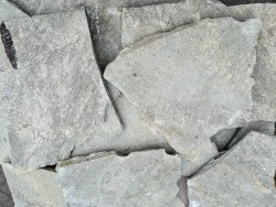 natuursteen flagstones Kavala Grey voor tuin / terras