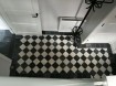 klassieke keukenvloer zwart / wit marmer 20x20 cm