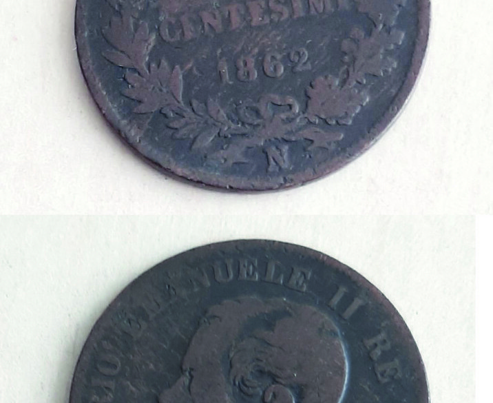 Italië 5 centesimi 1862