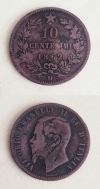 Italië 10 centesimi 1862