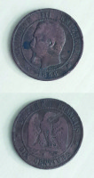 Napoleon III 1856 dix centimes
